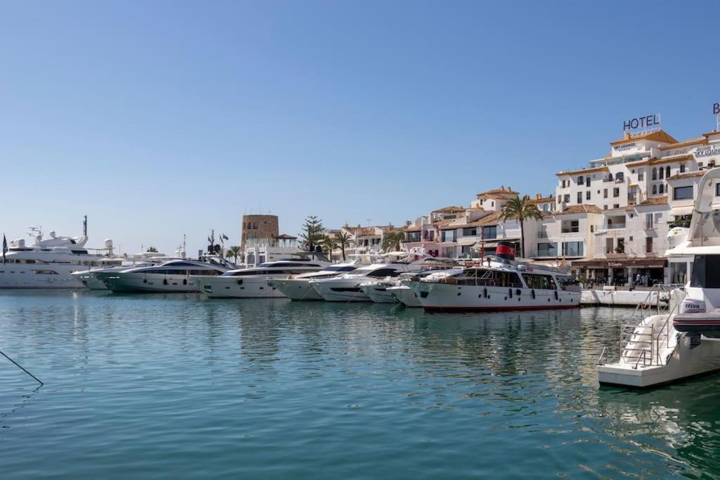 Ferienwohnung Luxury Sea View Puerto Banus Marbella Exterior foto